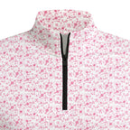 Dogwood Flower Half Zip Pullover