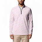 Dogwood Flower Half Zip Pullover
