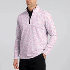 Dogwood Flower Half Zip Pullover