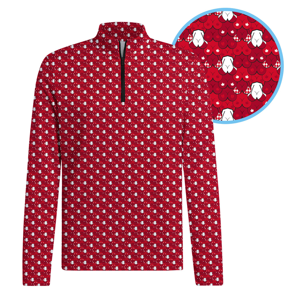 Maple Knockers Half Zip Pullover