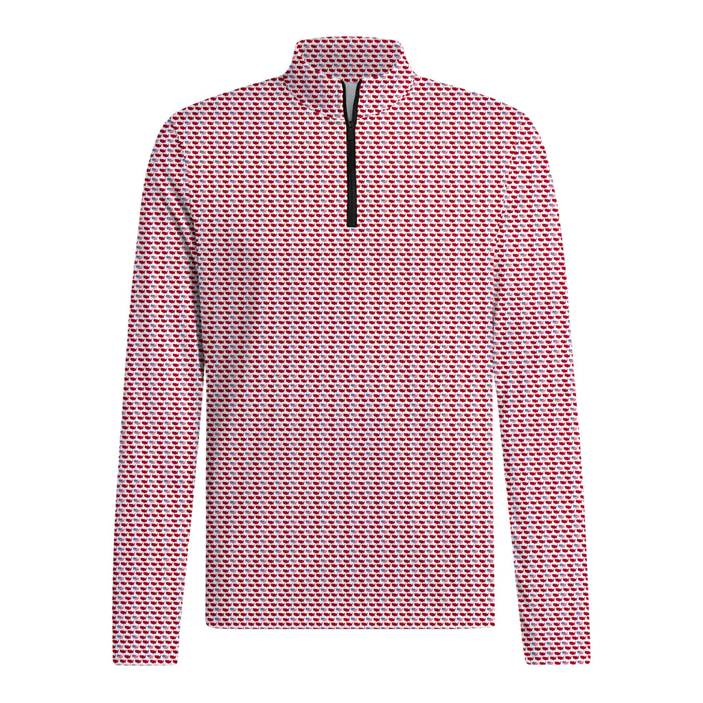 Old Glory Repeat Half Zip Pullover