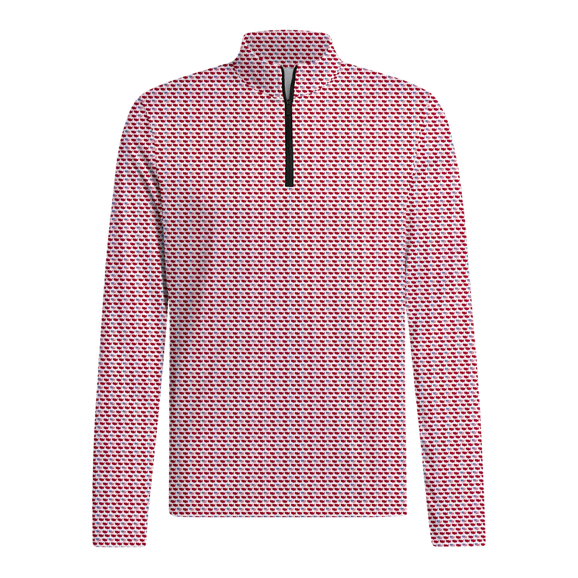 Old Glory Repeat Half Zip Pullover