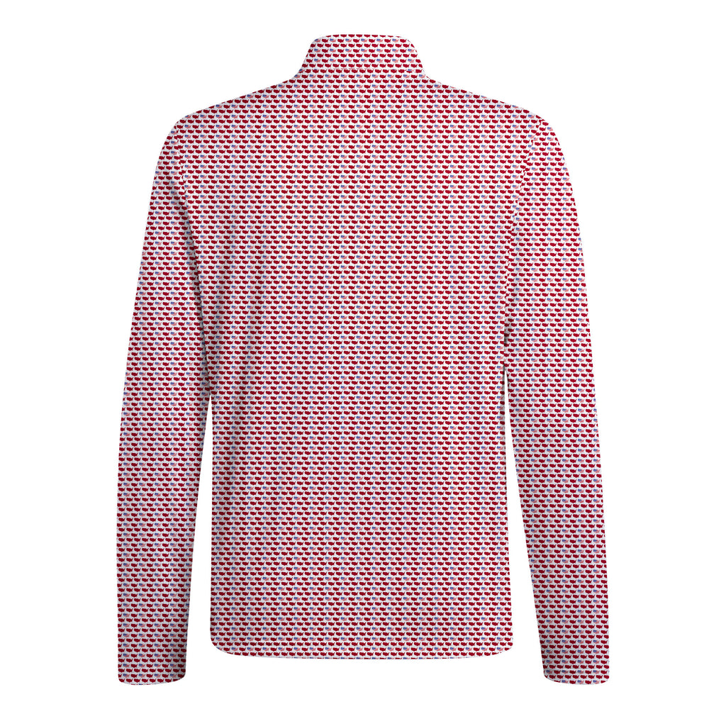 Old Glory Repeat Half Zip Pullover