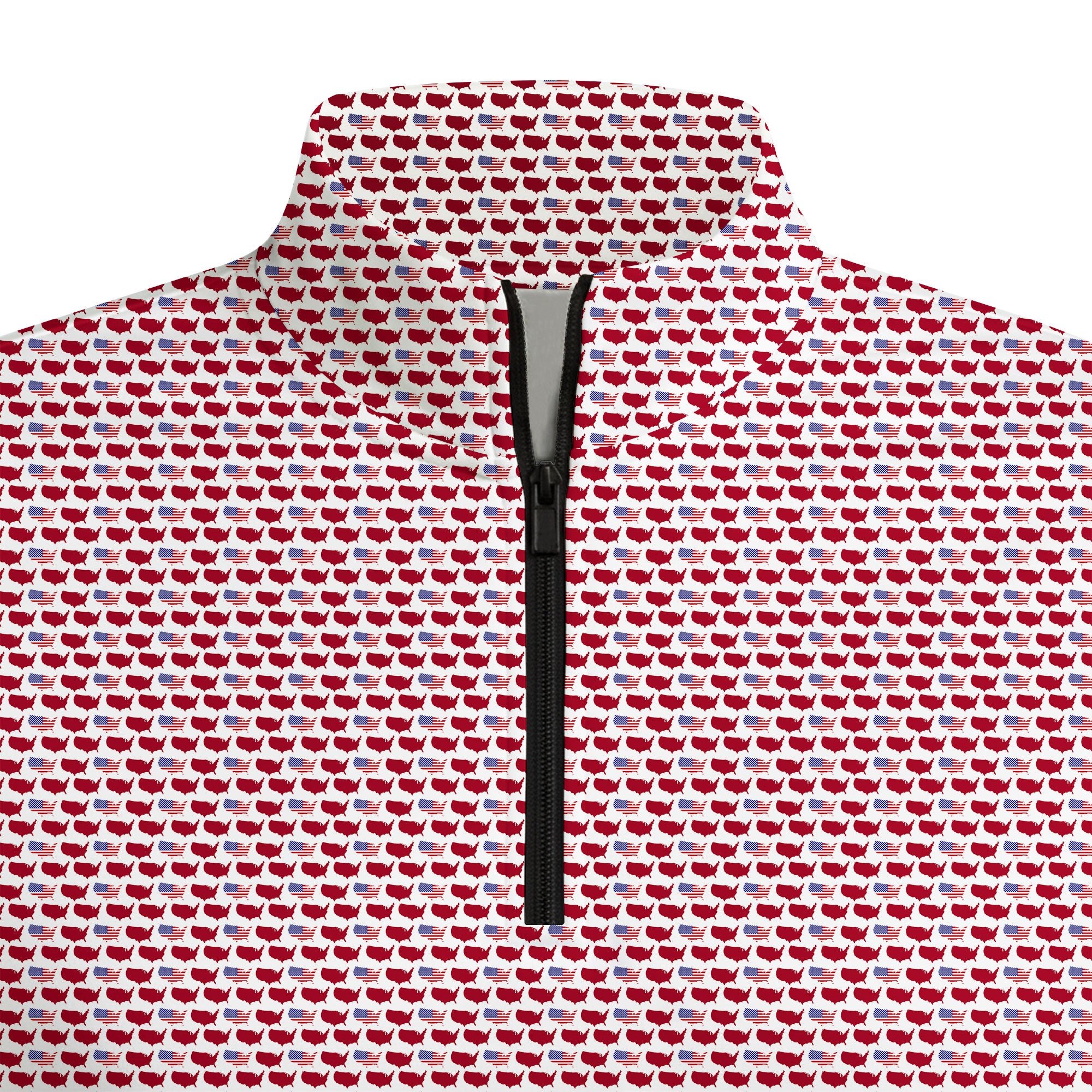 Old Glory Repeat Half Zip Pullover