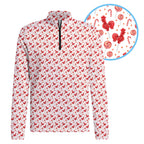 Rooster Lollipop Half Zip Pullover