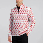 Rooster Lollipop Half Zip Pullover