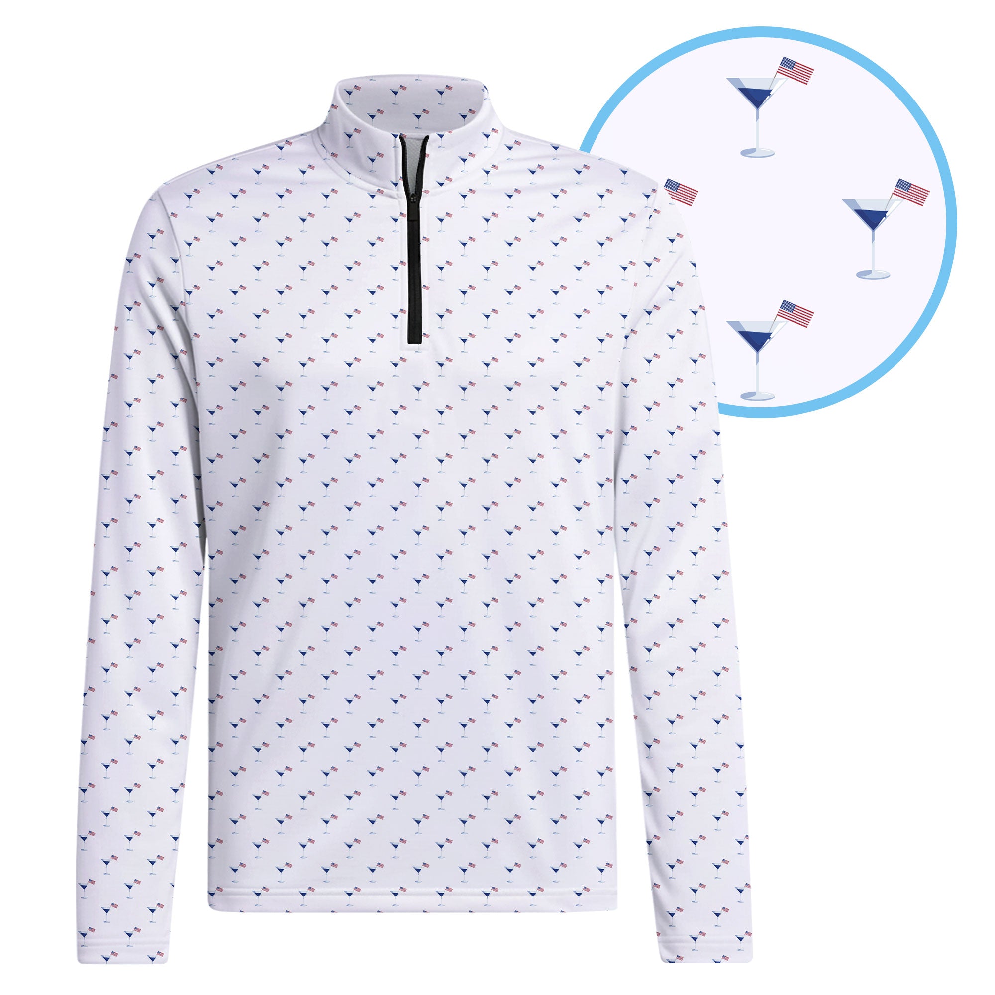 Freedom Martini Half Zip Pullover