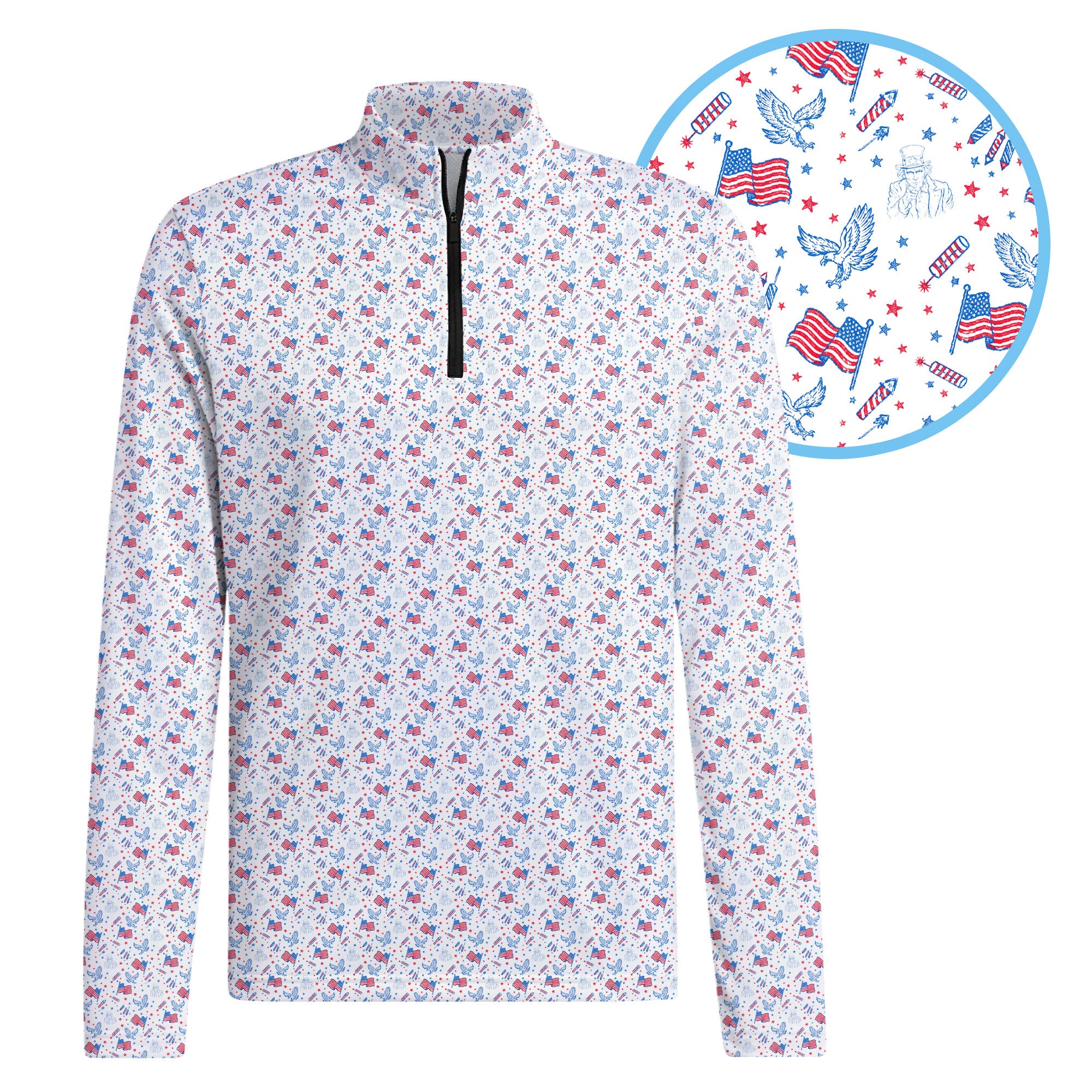 Eagle Spirit Half Zip Pullover