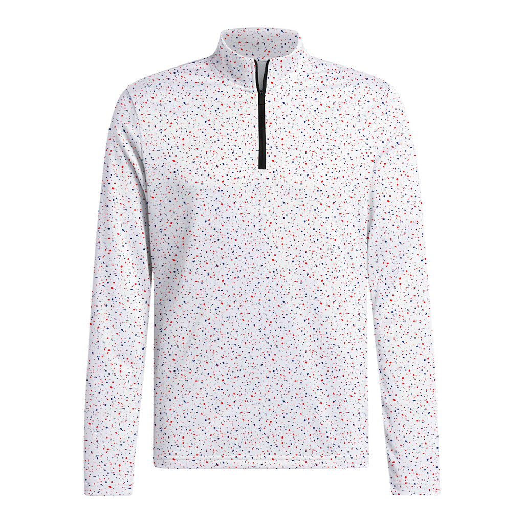 USA Spatter Half Zip Pullover