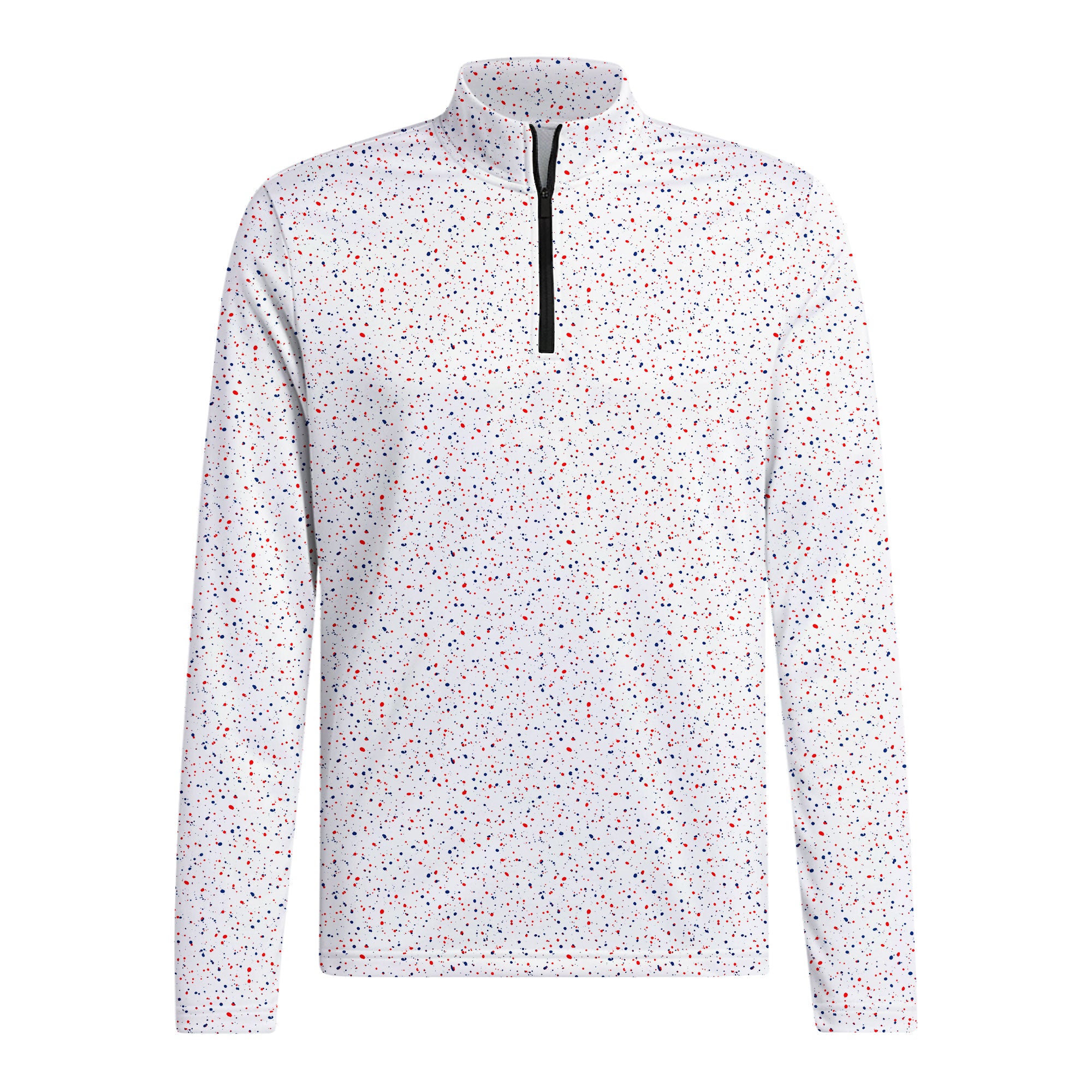 USA Spatter Half Zip Pullover