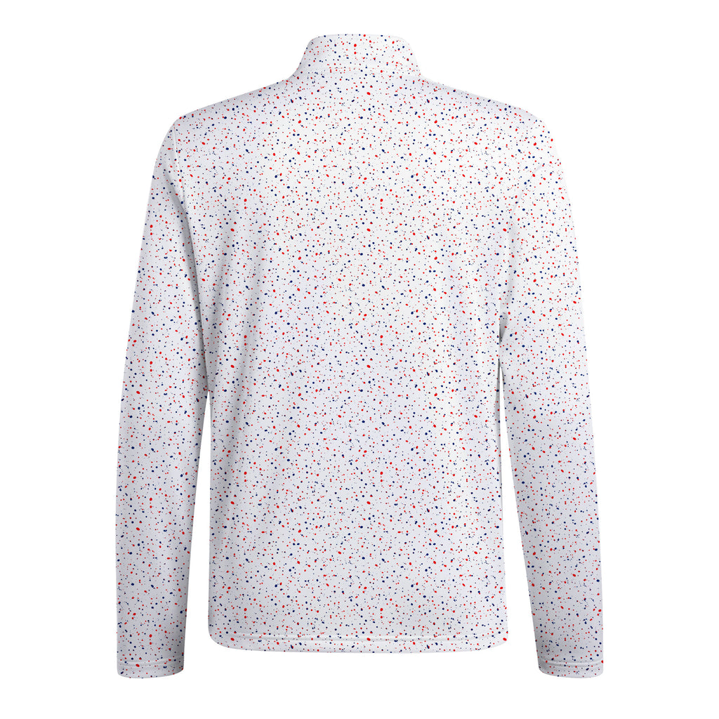 USA Spatter Half Zip Pullover