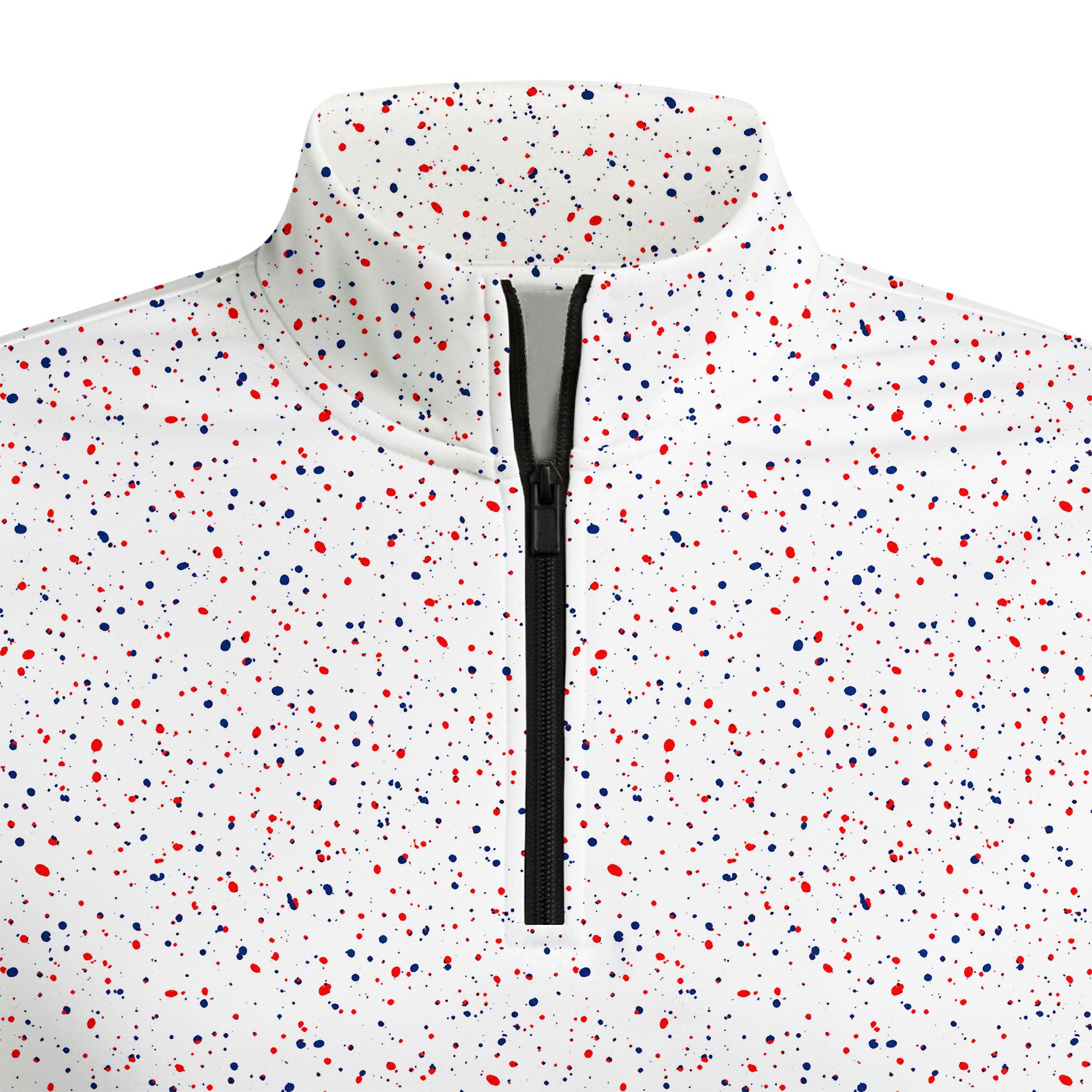 USA Spatter Half Zip Pullover