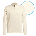 Sand Solid Half Zip Pullover