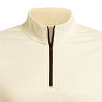 Sand Solid Half Zip Pullover