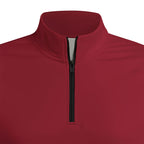 Burgundy Solid HalfZip Pullover