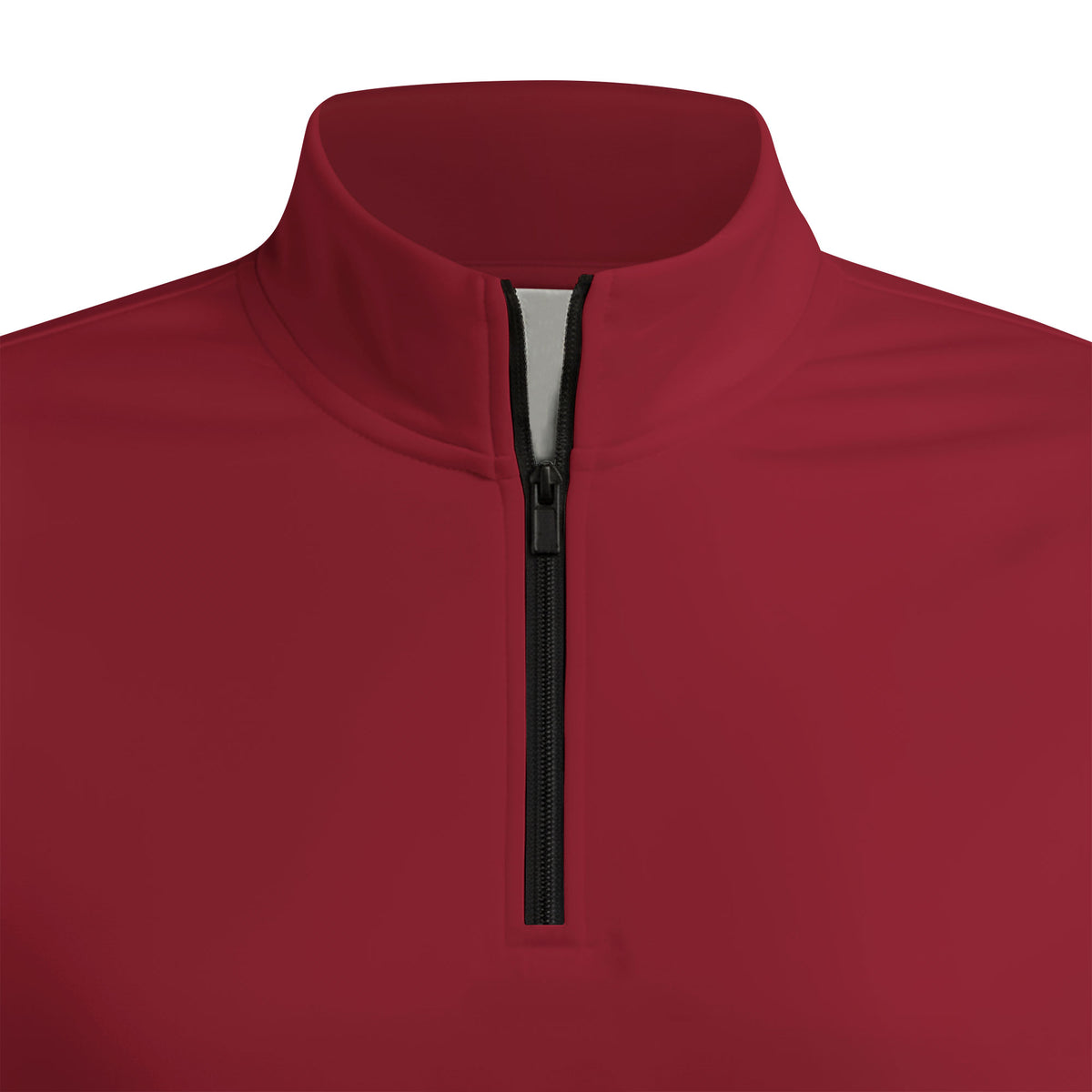 Burgundy Solid HalfZip Pullover