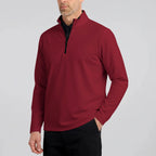 Burgundy Solid HalfZip Pullover