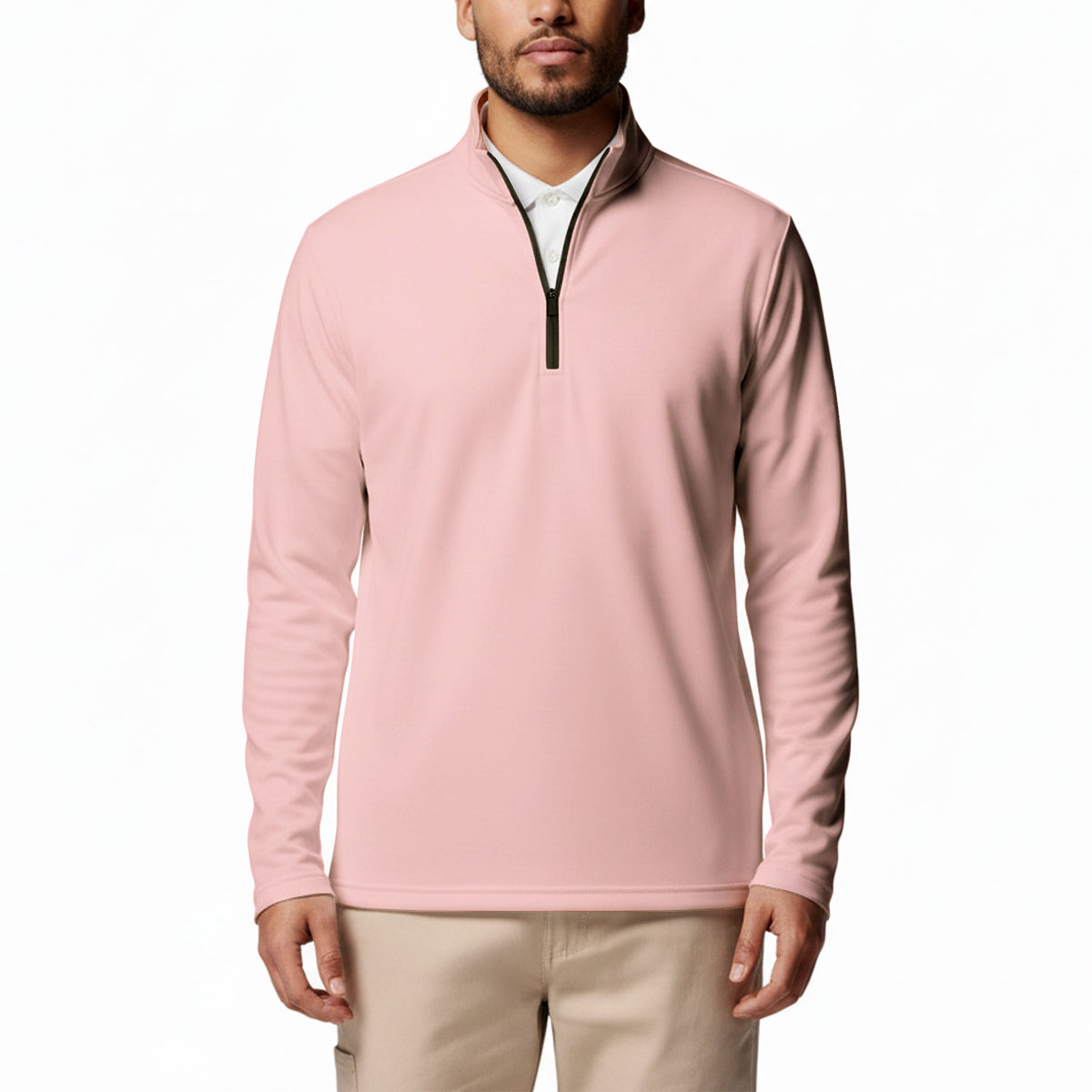 Pink Azalea HalfZip Pullover
