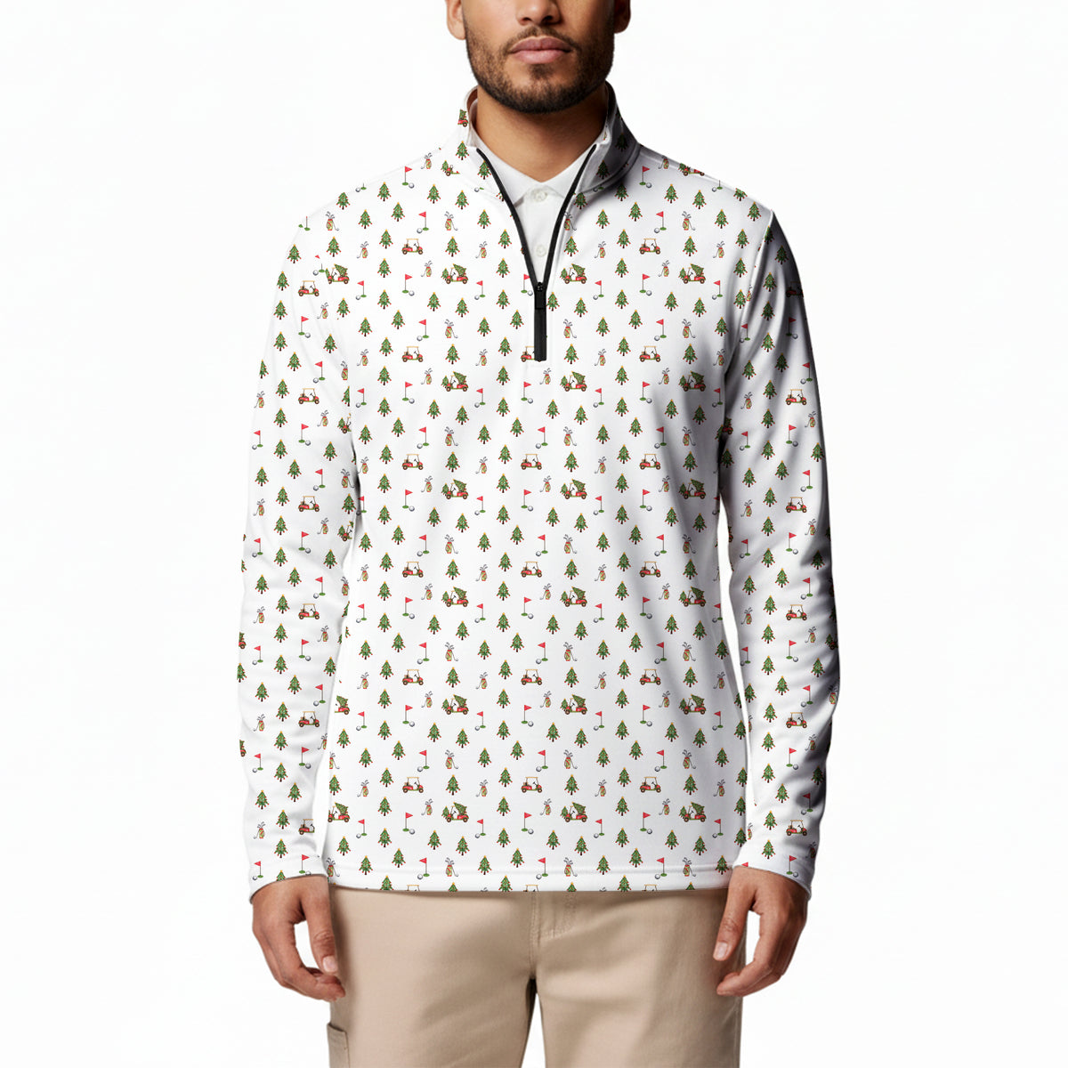 Merry Golfmas HalfZip Pullover