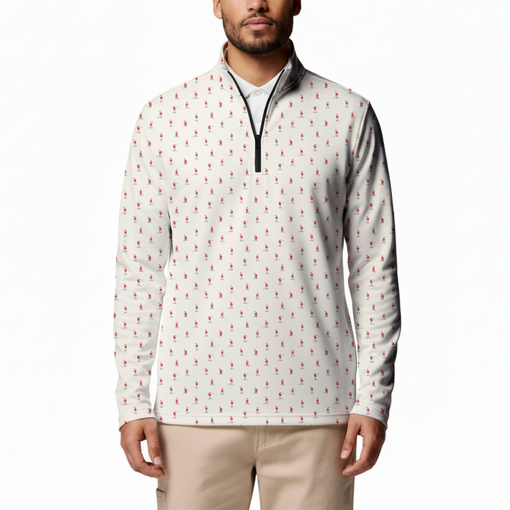 Santa’s Back Nine HalfZip Pullover