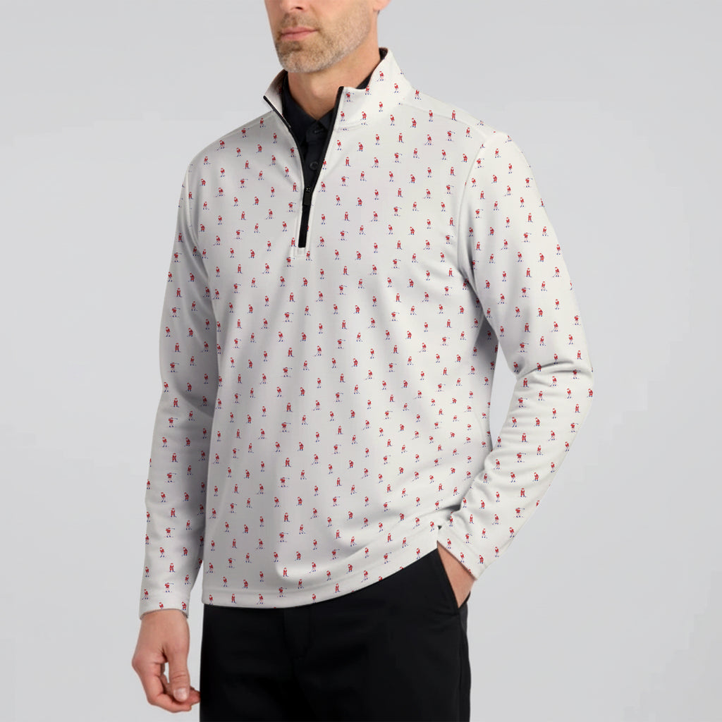 Santa’s Back Nine HalfZip Pullover
