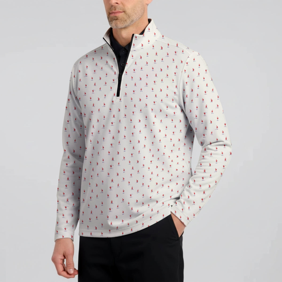 Santa’s Back Nine HalfZip Pullover