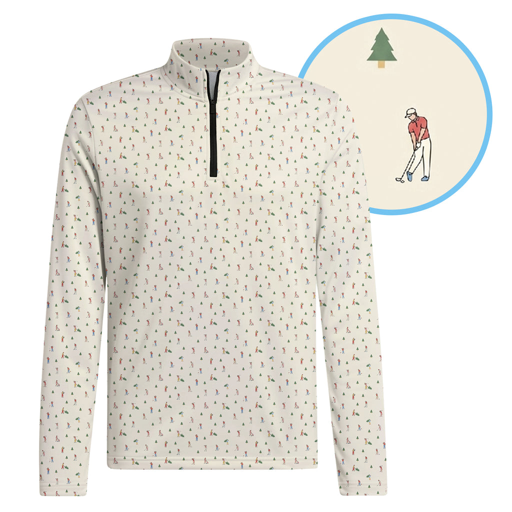Christmas on the Course HalfZip Pullover