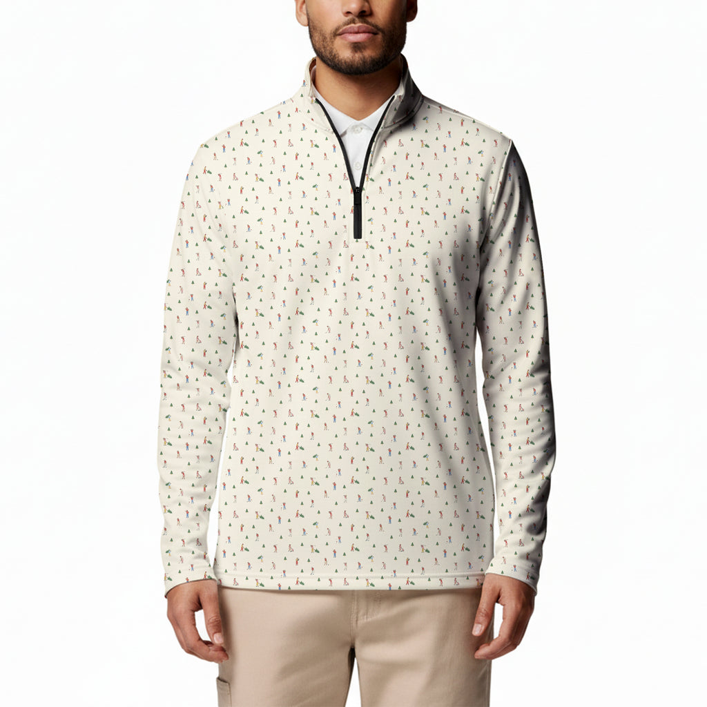 Christmas on the Course HalfZip Pullover