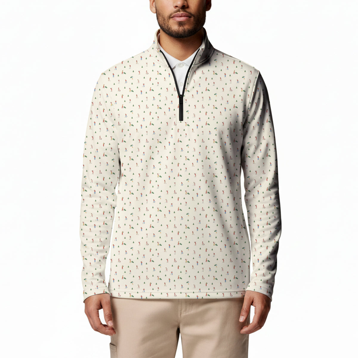 Christmas on the Course HalfZip Pullover