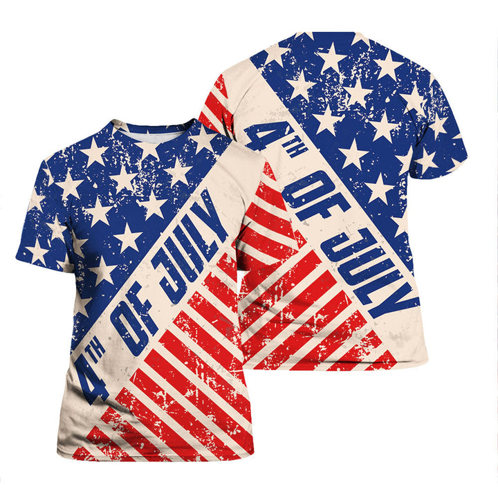 American Flag - 4th of July T Shirt