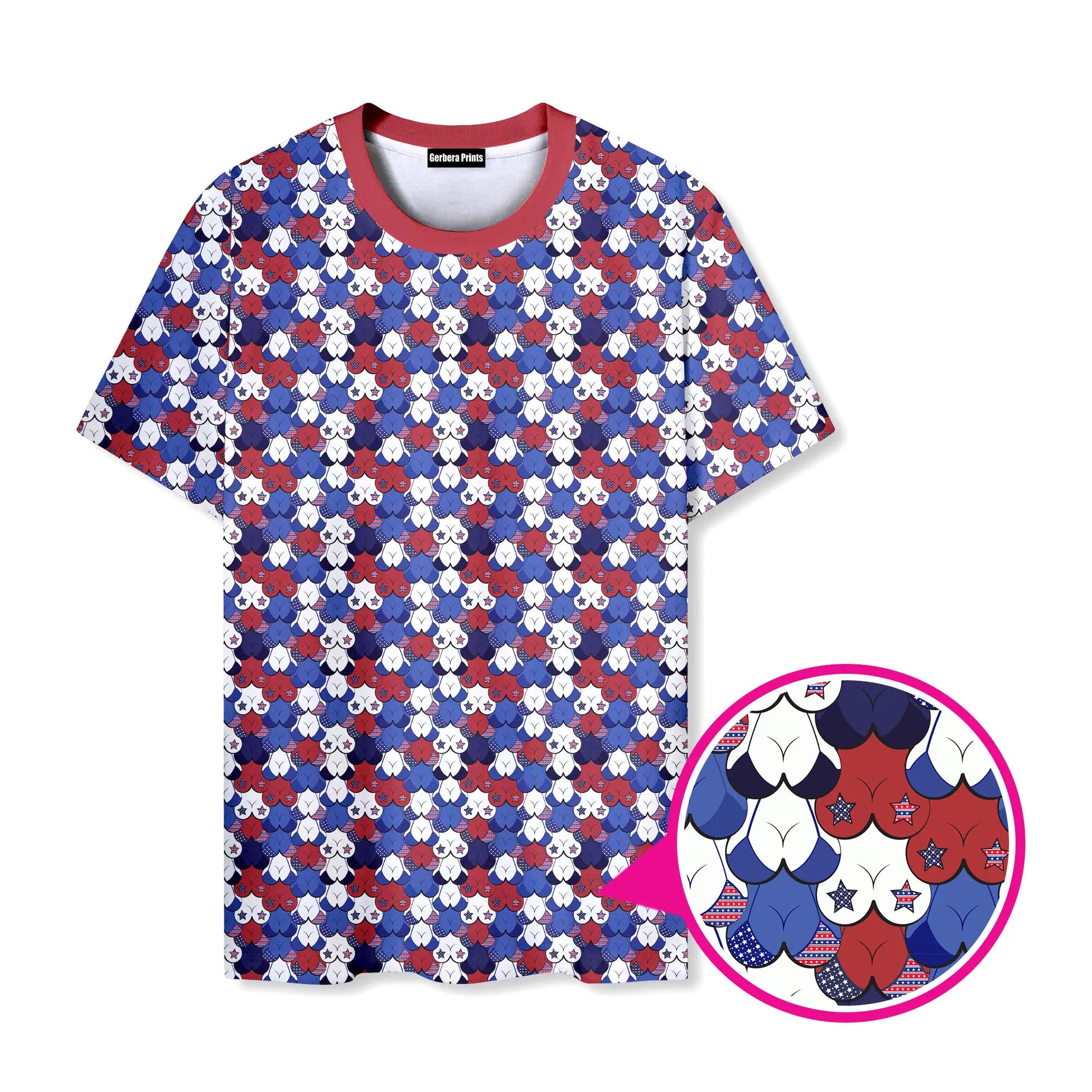 My Eyes Are Up Here Funny American - Funny T Shirt