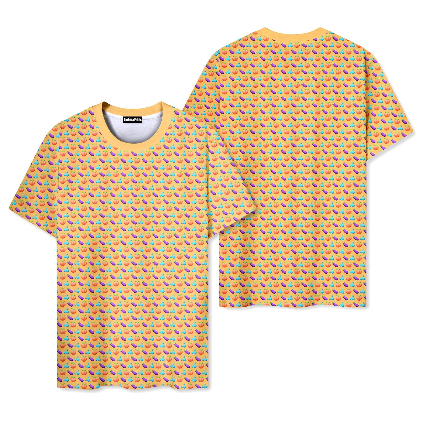 A Taste of Eggplant & Peach - Funny T Shirt
