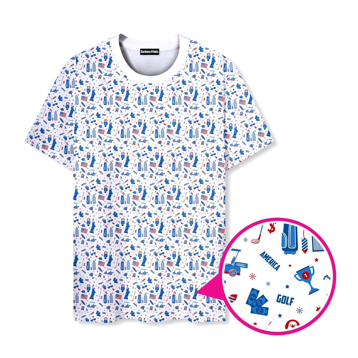 America Golf - Funny T Shirt 