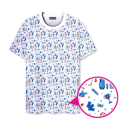 America Golf - Funny T Shirt 