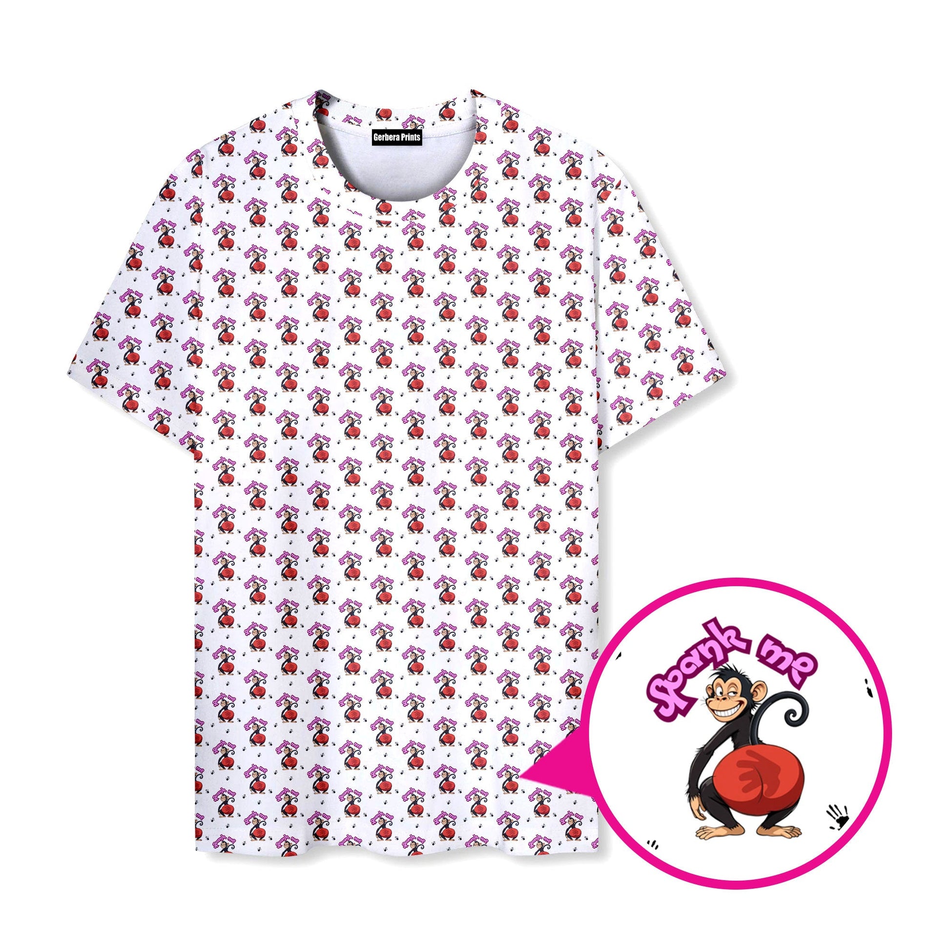 Spank The Monkey - Funny T Shirt 