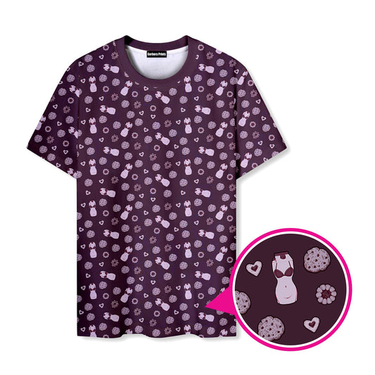 Milk & Cookies - Funny T Shirt