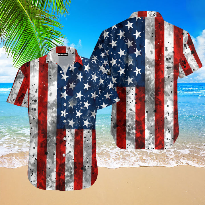 4th Of July Independence Day American Flag Hawaiian Shirt