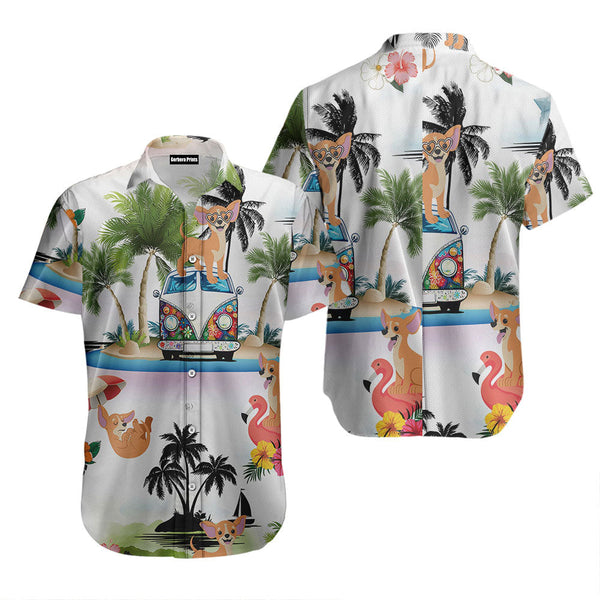 Chihuahua Vacation Hawaiian Shirt