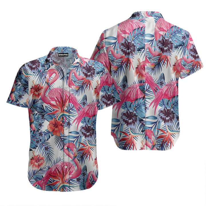 Flamingo Tropical Hawaiian Shirt