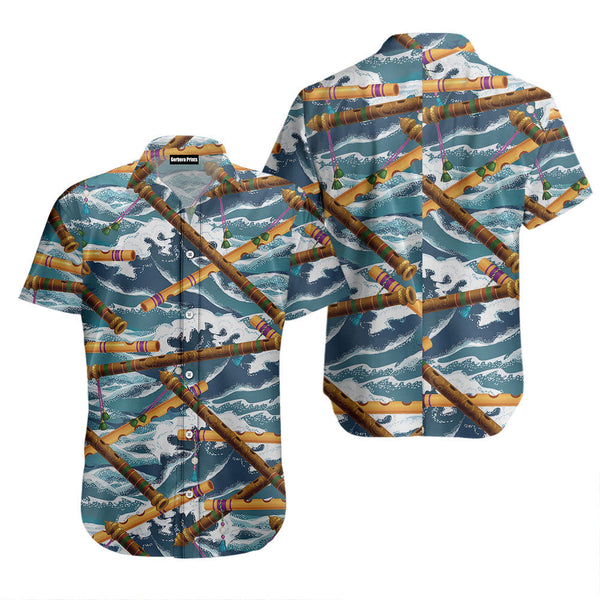 Flute For Summer Hawaiian Shirt