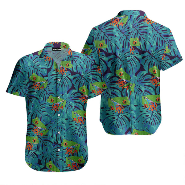 Frog Tropical Hawaiian Shirt