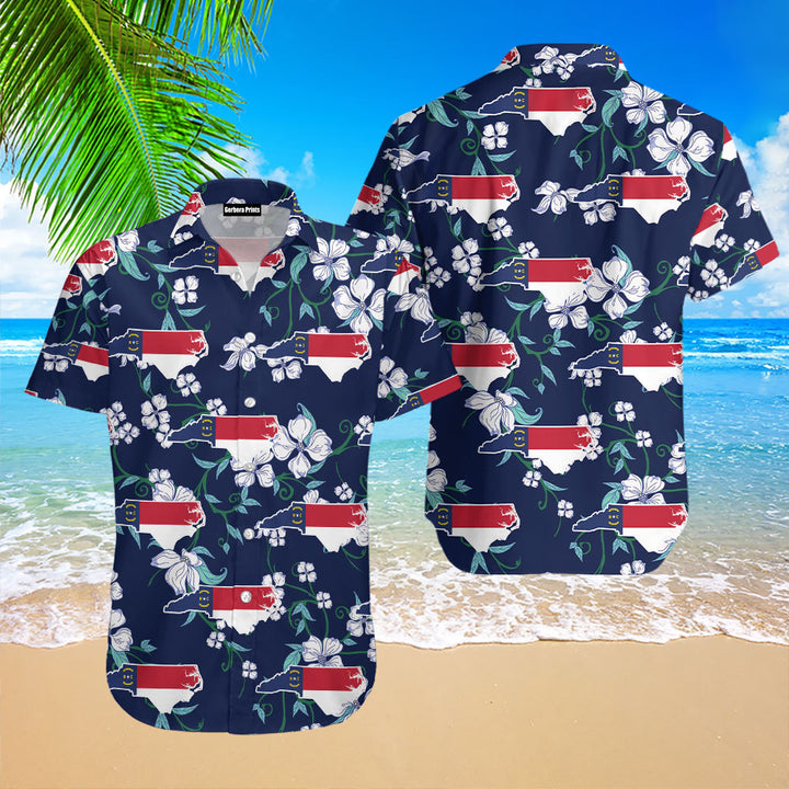 North Carolina Dogwood Hawaiian Shirt