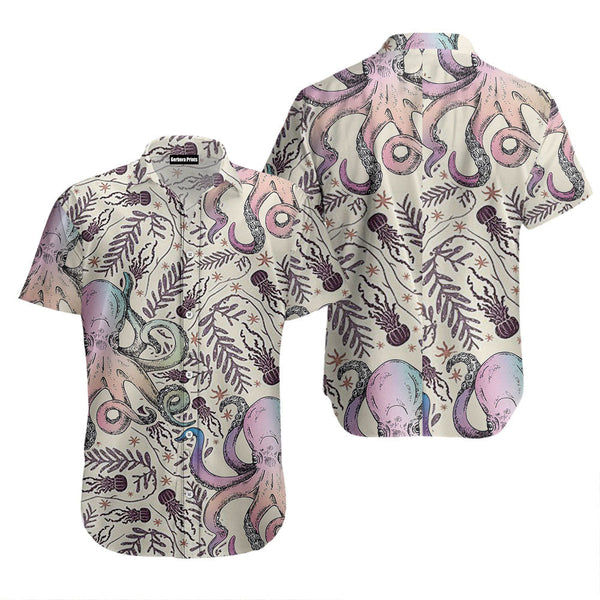 Octopus Pattern Hawaiian Shirt