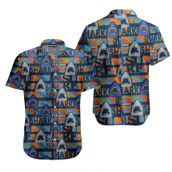 Shark Paradise Hawaiian Shirt