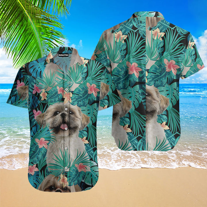 Shih Tzu Tropical Hawaiian Shirt