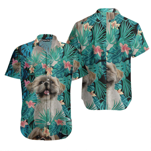 Shih Tzu Tropical Hawaiian Shirt
