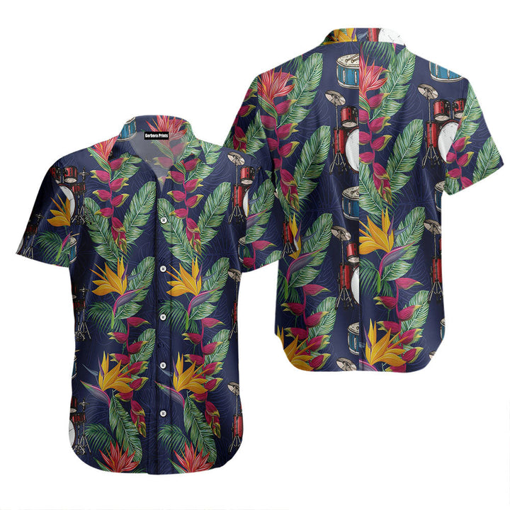 Tropical Drums Hawaiian Shirt