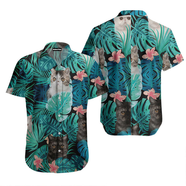 Tropical Exotic Shorthair Hawaiian Shirt