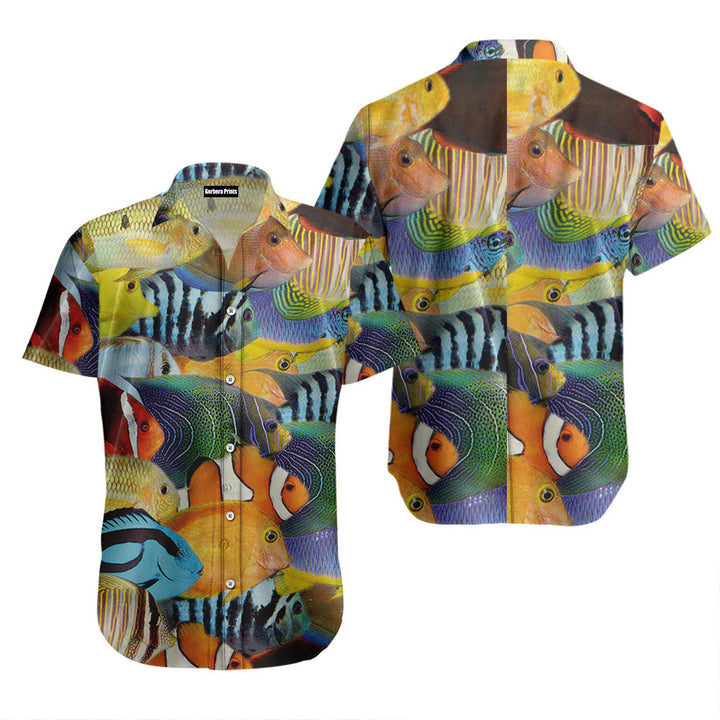 Tropical Fish Sealife Hawaiian Shirt