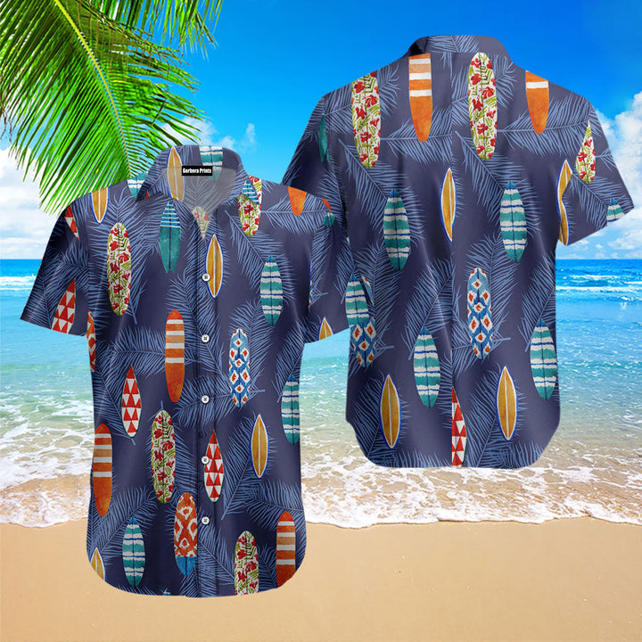 Tropical Surfboard Hawaiian Shirt